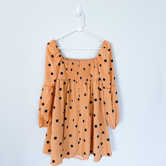 NWT Exlura Yellow Dot Dress - Picture 2 of 2